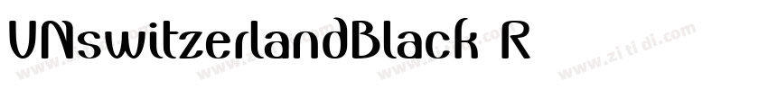 VNswitzerlandBlack R字体转换